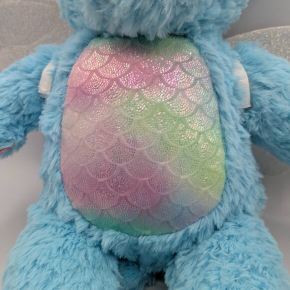 Build-A-Bear Workshop Enchanted Blue Dragon Plush Beary Fairy Friends 16" - Picture 3 of 10